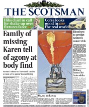 The Scotsman (UK) Newspaper Front Page for 17 April 2015