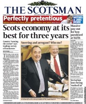 The Scotsman (UK) Newspaper Front Page for 17 June 2011