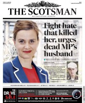 The Scotsman (UK) Newspaper Front Page for 17 June 2016
