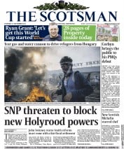 The Scotsman Newspaper Front Page (UK) for 17 September 2015
