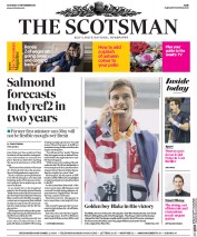 The Scotsman (UK) Newspaper Front Page for 17 September 2016