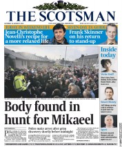 The Scotsman Newspaper Front Page (UK) for 18 January 2014