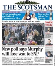The Scotsman (UK) Newspaper Front Page for 18 April 2015