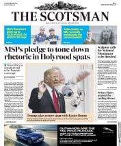 The Scotsman (UK) Newspaper Front Page for 18 April 2017