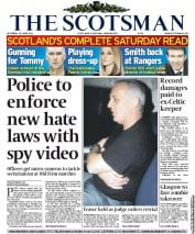 The Scotsman (UK) Newspaper Front Page for 18 June 2011