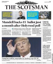 The Scotsman (UK) Newspaper Front Page for 19 January 2016