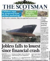 The Scotsman (UK) Newspaper Front Page for 19 February 2015