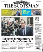 The Scotsman (UK) Newspaper Front Page for 19 February 2016