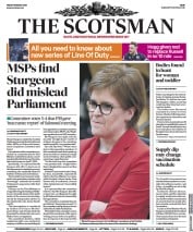 The Scotsman front page for 19 March 2021