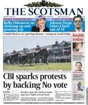 The Scotsman (UK) Newspaper Front Page for 19 April 2014