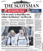 The Scotsman (UK) Newspaper Front Page for 19 June 2017