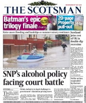 The Scotsman (UK) Newspaper Front Page for 19 July 2012
