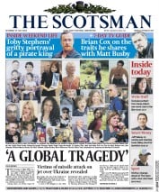 The Scotsman Newspaper Front Page (UK) for 19 July 2014