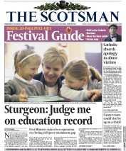 The Scotsman Newspaper Front Page (UK) for 19 August 2015