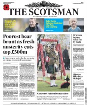 The Scotsman (UK) Newspaper Front Page for 1 November 2016