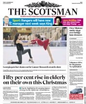 The Scotsman (UK) Newspaper Front Page for 1 December 2017