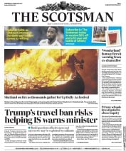 The Scotsman (UK) Newspaper Front Page for 1 February 2017