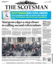 The Scotsman (UK) Newspaper Front Page for 1 March 2017