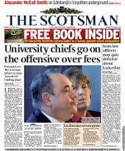 The Scotsman (UK) Newspaper Front Page for 1 April 2011