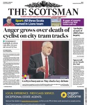 The Scotsman (UK) Newspaper Front Page for 1 June 2017