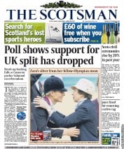 The Scotsman Newspaper Front Page (UK) for 1 August 2012