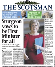 The Scotsman Newspaper Front Page (UK) for 20 November 2014