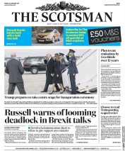 The Scotsman (UK) Newspaper Front Page for 20 January 2017