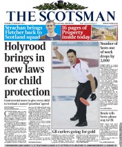 The Scotsman Newspaper Front Page (UK) for 20 February 2014
