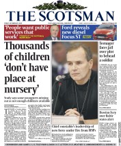 The Scotsman (UK) Newspaper Front Page for 20 February 2015