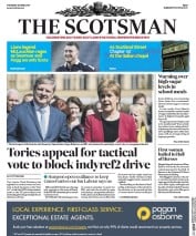 The Scotsman (UK) Newspaper Front Page for 20 April 2017