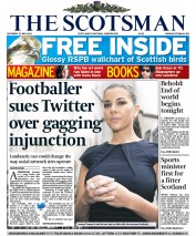 The Scotsman (UK) Newspaper Front Page for 21 May 2011