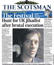The Scotsman (UK) Newspaper Front Page for 21 August 2014