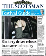 The Scotsman Newspaper Front Page (UK) for 21 August 2015