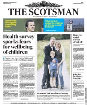 The Scotsman (UK) Newspaper Front Page for 21 September 2016