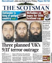 The Scotsman Newspaper Front Page (UK) for 22 February 2013