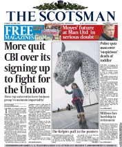 The Scotsman Newspaper Front Page (UK) for 22 April 2014