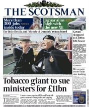 The Scotsman Newspaper Front Page (UK) for 22 May 2015