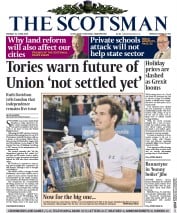 The Scotsman (UK) Newspaper Front Page for 22 June 2015