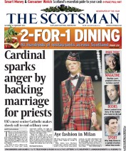 The Scotsman Newspaper Front Page (UK) for 23 February 2013