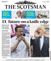 The Scotsman (UK) Newspaper Front Page for 23 June 2016