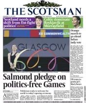 The Scotsman Newspaper Front Page (UK) for 23 July 2014