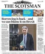 The Scotsman (UK) Newspaper Front Page for 24 November 2016