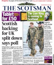 The Scotsman Newspaper Front Page (UK) for 24 January 2013