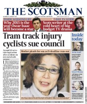 The Scotsman (UK) Newspaper Front Page for 24 January 2015