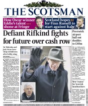 The Scotsman Newspaper Front Page (UK) for 24 February 2015