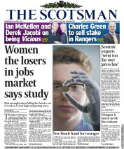 The Scotsman Newspaper Front Page (UK) for 24 April 2013