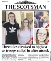 The Scotsman (UK) Newspaper Front Page for 24 May 2017