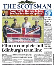 The Scotsman Newspaper Front Page (UK) for 24 June 2011