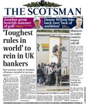The Scotsman Newspaper Front Page (UK) for 24 June 2015