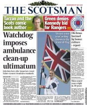 The Scotsman Newspaper Front Page (UK) for 24 July 2012